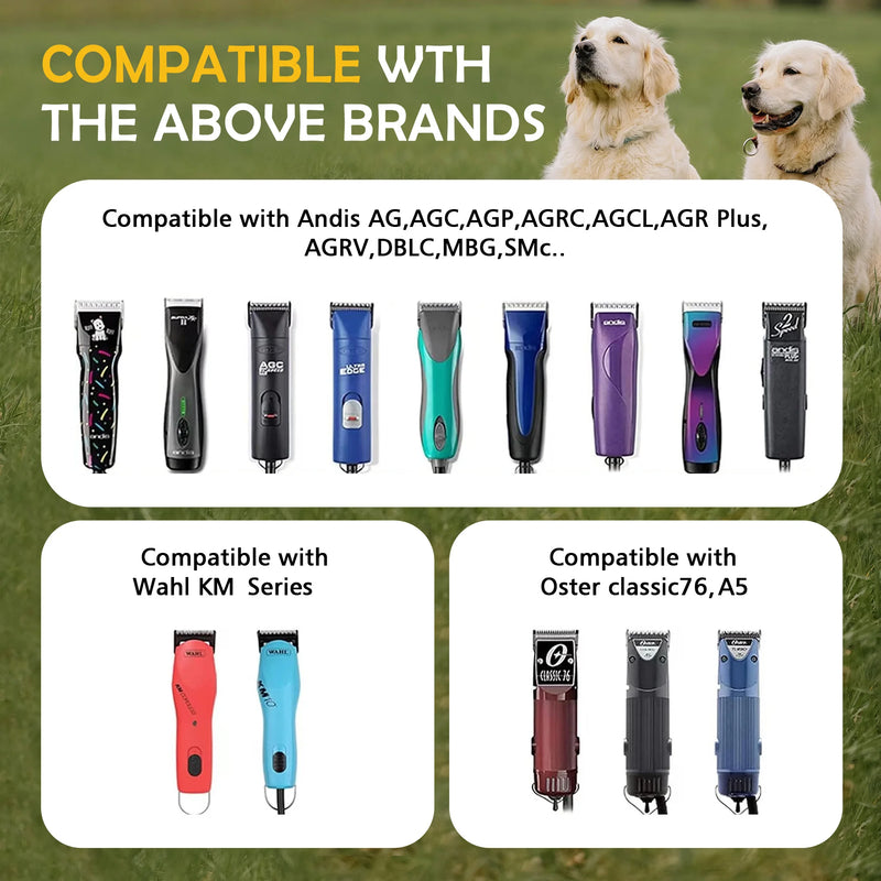 Cuchillas Desmontables Profesionales para Cortapelos de Perros