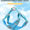Dog Harness Leash Set with Reflective Strap for Small and Medium Dogs