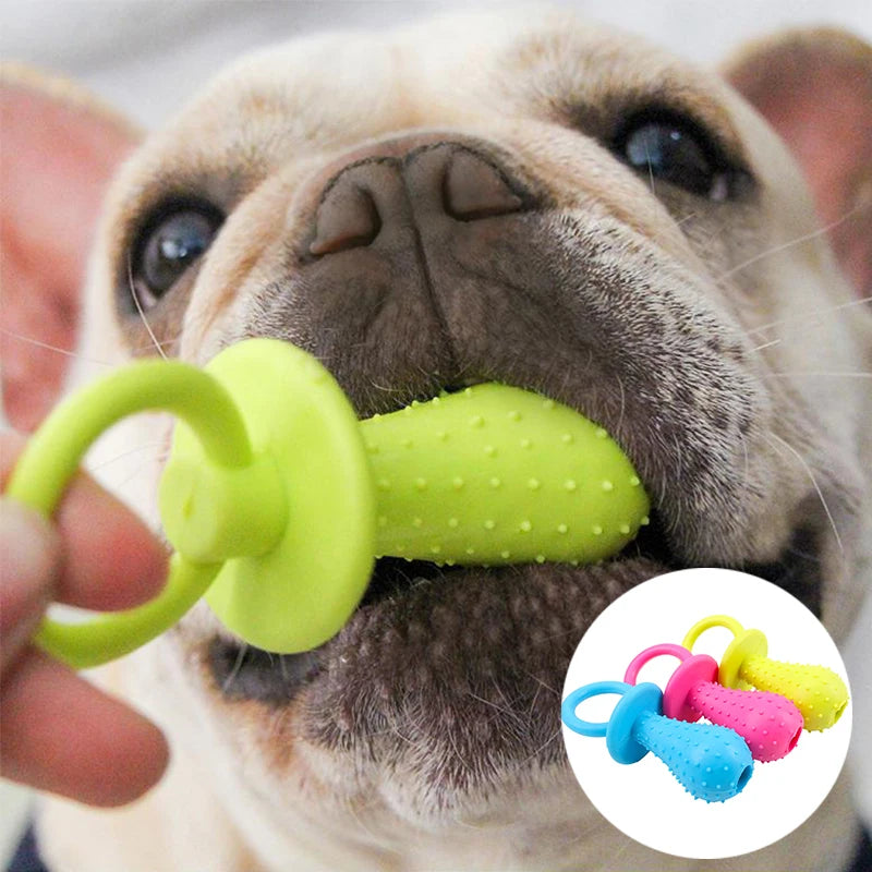 Durable Chew Toy for Small Dogs with Teeth-Cleaning Spikes