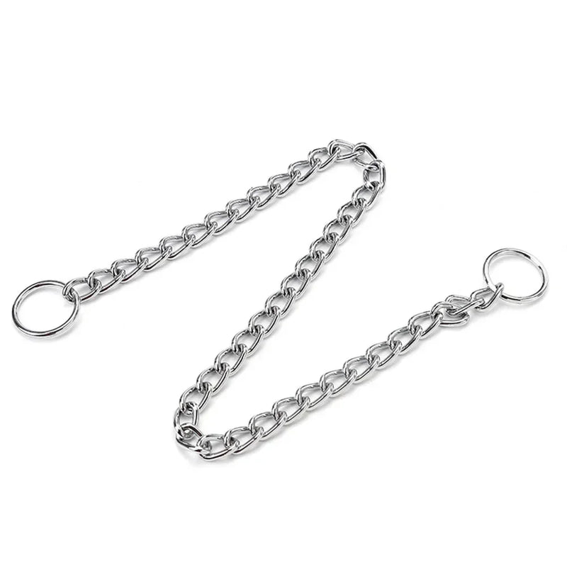 Halsband aus Edelstahl mit Rutschkette