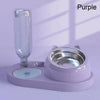 2-in-1 Pet Water Dispenser and Food Bowl