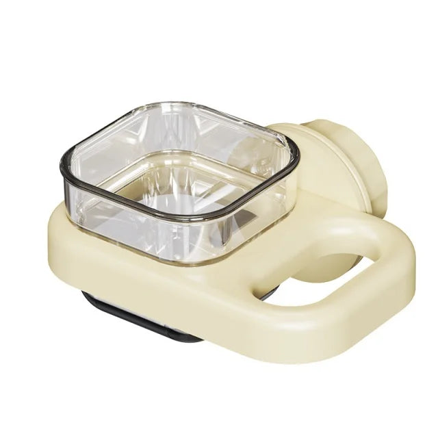 Transparent Bird Feeding Box with Detachable Hanging Design