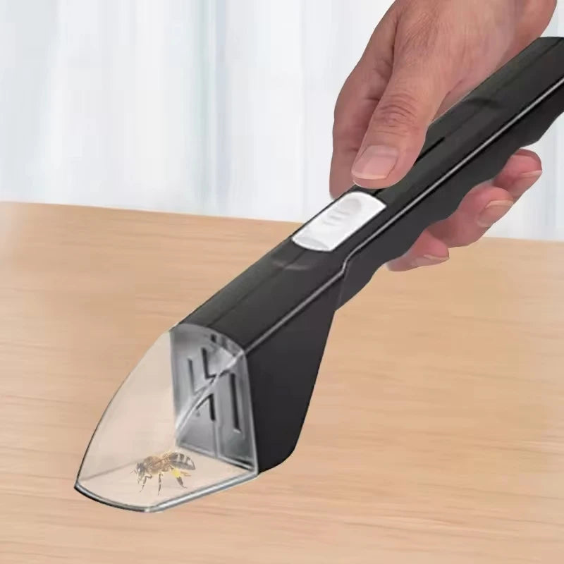 Portable Handheld Bug Catcher with Gentle Release Mechanism