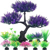 Lifelike Artificial Aquarium Plants – Set of 10