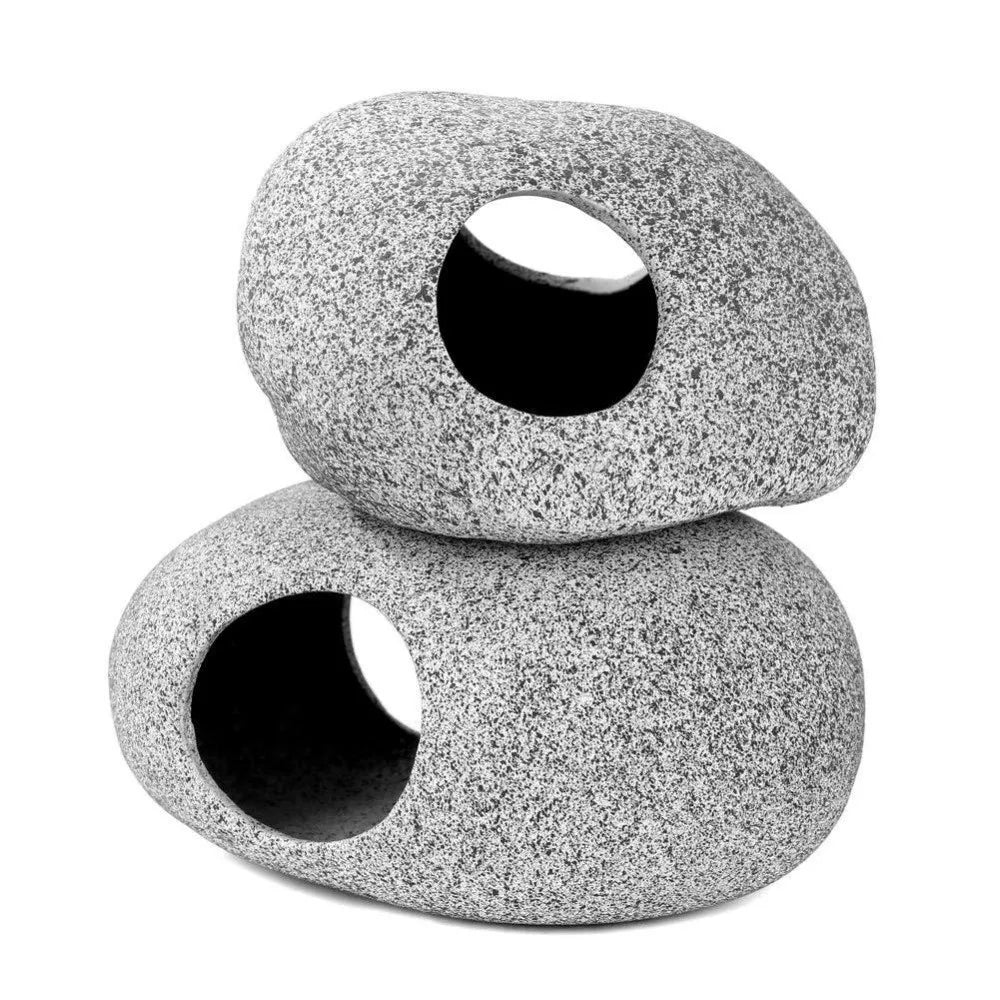 Purple Sand Aquarium Cave Hideaway with Natural Rock Finish