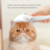 Brosse de toilettage électrique 3-en-1 pour animaux avec vapeur et massage