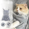 Plush Cat Carrier Apron with Cozy Sleeping Pocket for Small Pets