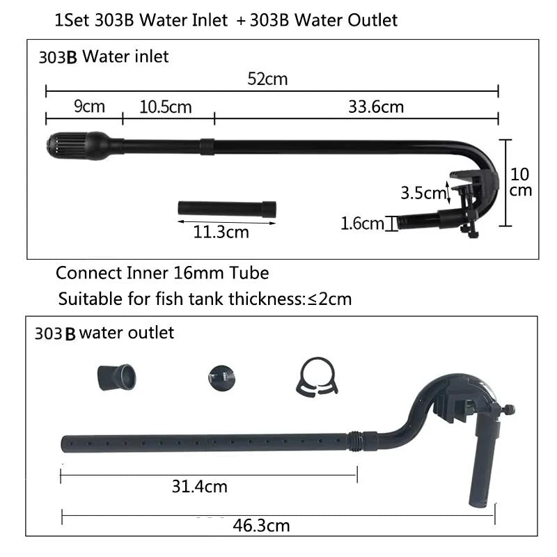 Rain Spray Bar Kit for Aquarium External Canister Filter