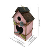 Handcrafted Wooden Hanging Birdhouse for Garden Decor