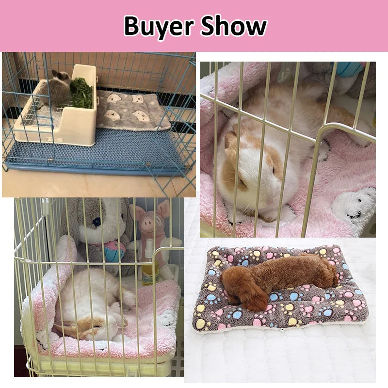 Coussin de Fleece Doux pour Animaux & Garniture de Cage