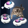 Juguete Interactivo UFO para Gatos con Pluma Reemplazable