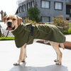 Windproof Waterproof Dog Vest with Reflective Strips and Adjustable Harness