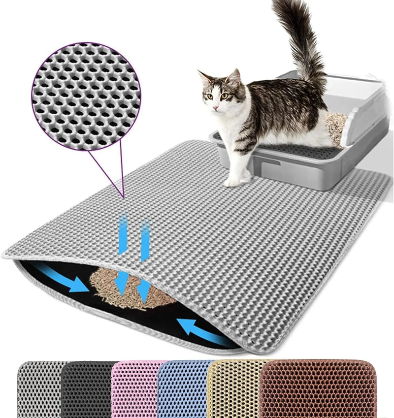 Doppelschichtiger Katzenstreu-Matte