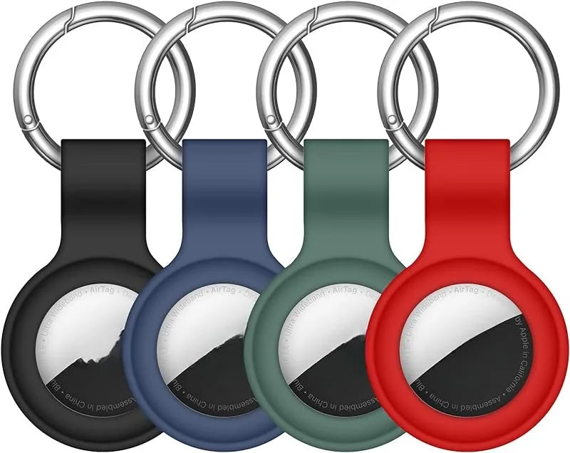 Silicone AirTag Case with Keychain