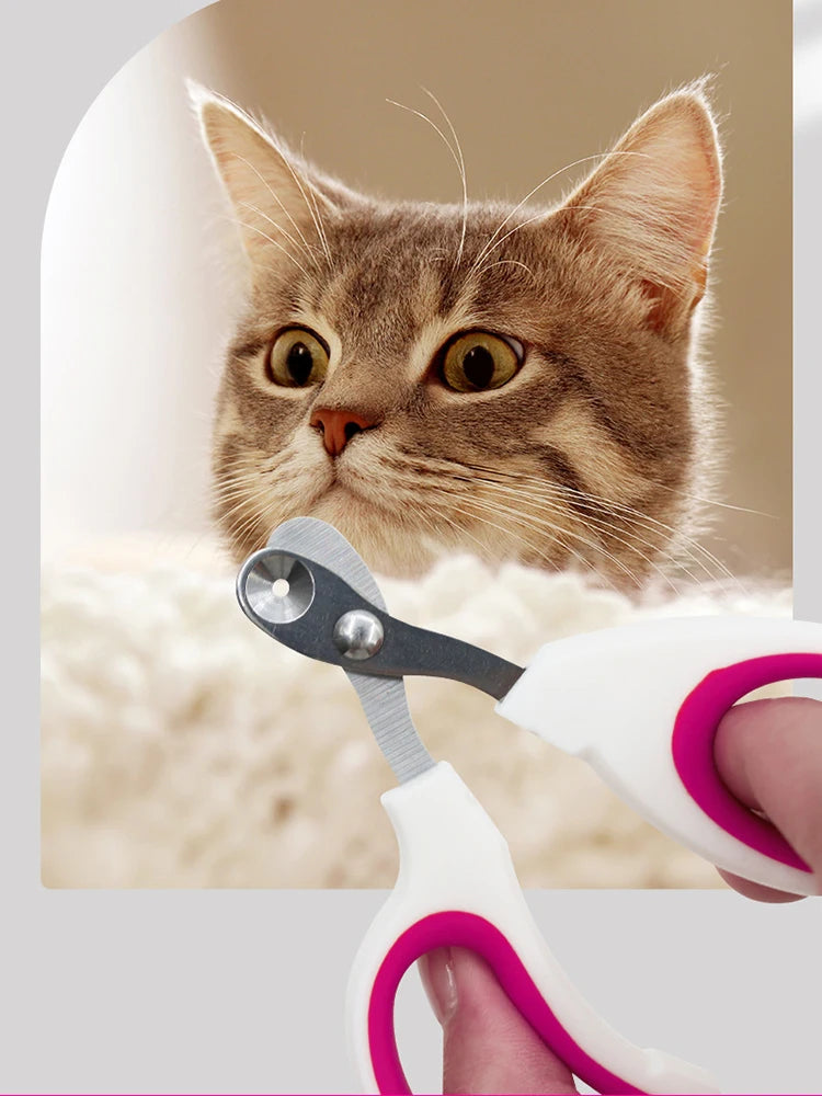 Coupe-ongles pour chats avec prise antidérapante