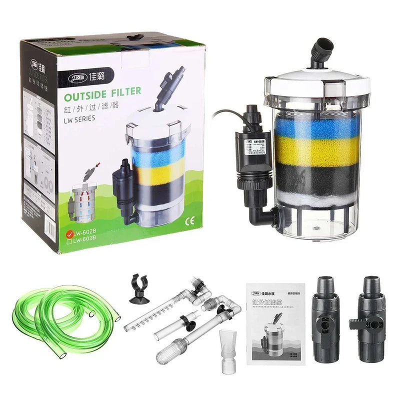 Filtre Submersible 5-en-1 pour Aquarium avec Stérilisateur UV