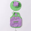 Breathable Mesh Dog Summer Vest with Hat and Traction Buckle