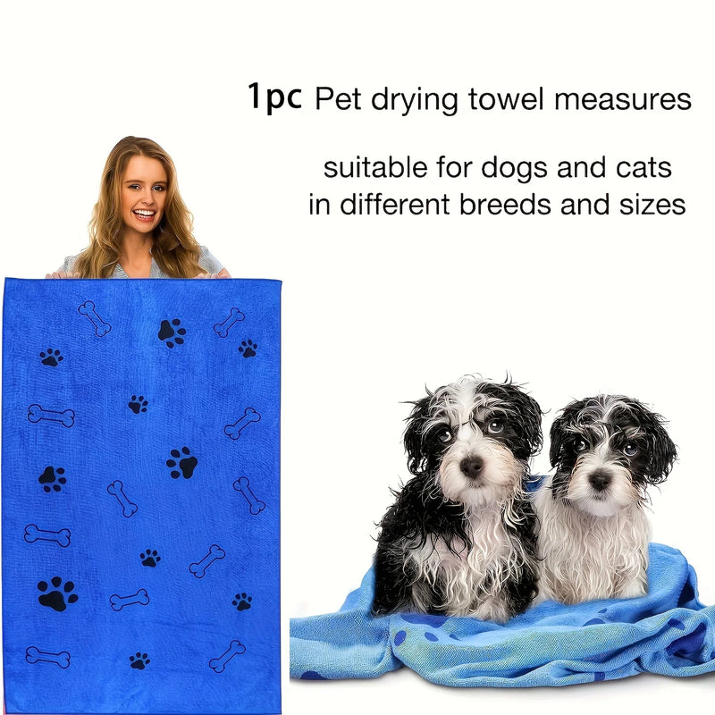 Serviette en microfibre à séchage rapide pour chien
