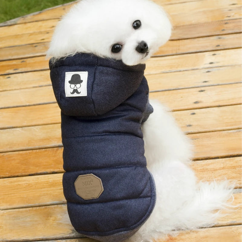Mono de Invierno Acolchado para Perros Pequeños