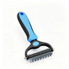 Double-Sided Pet Grooming Comb for Detangling and Shedding