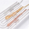 Crystal Rhinestone Dog Collar with Bone Pendant