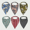 Boho Floral Print Cotton Triangle Hair Bandanas