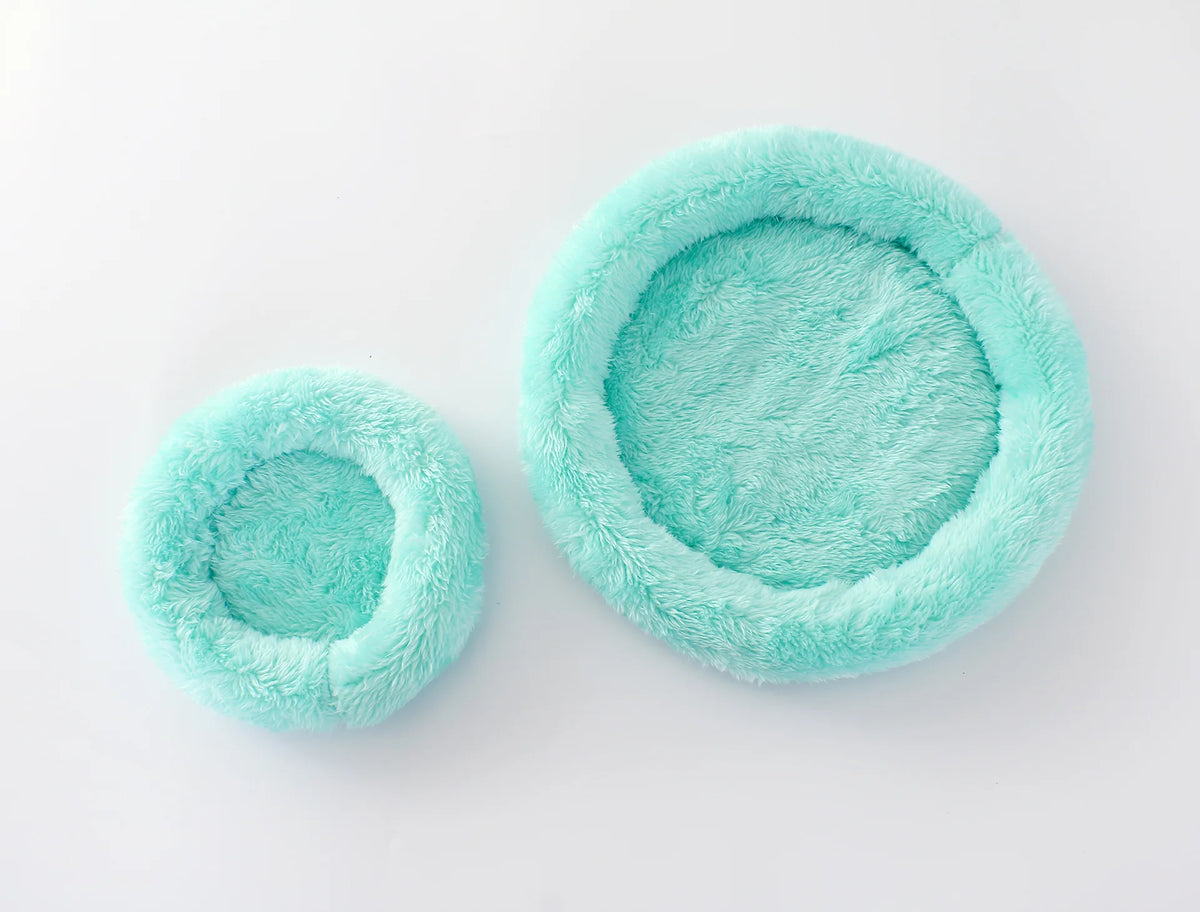 Plush Cozy Nest Bed for Small Pets