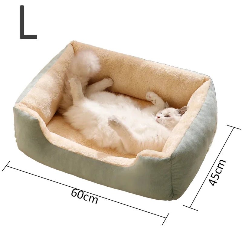 Lit Douillet en Peluche pour Chat