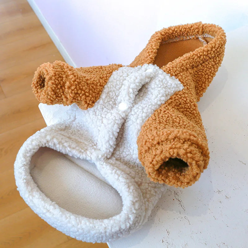 Suéter con Capucha de Lana Berber para Perro