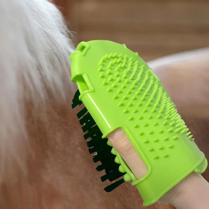Gant de Toilettage pour Chevaux à Double Face