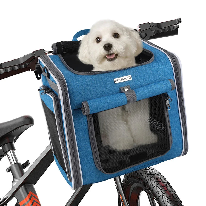 Expandable Pet Bike Basket & Travel Backpack