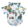 Hawaiian Leaf Print Summer Shirt for Small Dogs & Cats