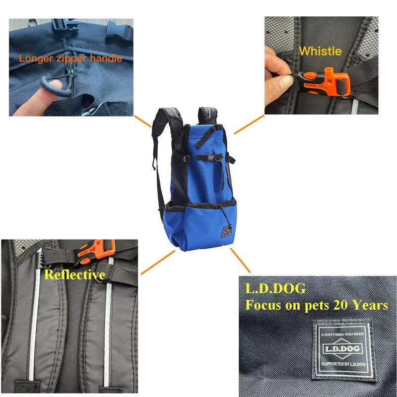 Mochila Transportadora Ventilada para Perros