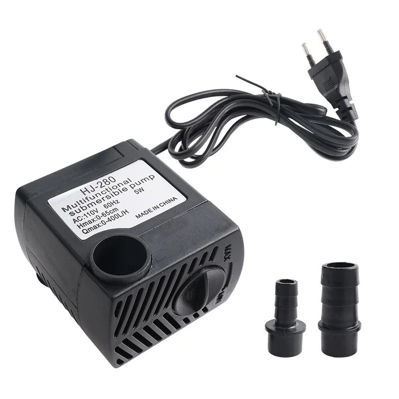 Submersible Water Pump for Water Gardens, Hydroponics, and Fountains