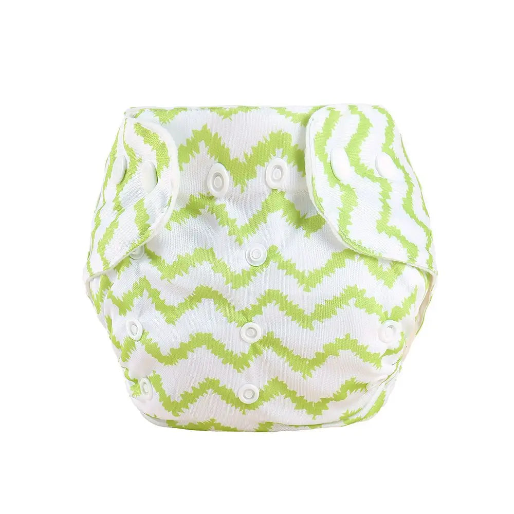 Eco-Friendly Reusable Cotton Cloth Diapers with Adjustable Fit