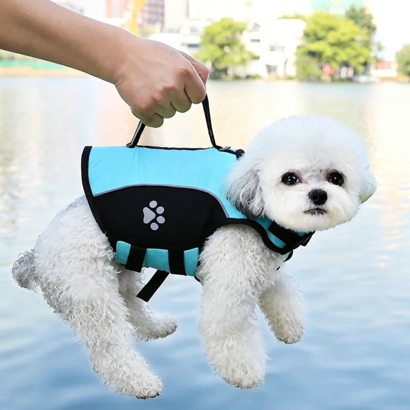 Dog Life Jacket with Removable Front Floats for Swimming & Outdoor Adventures