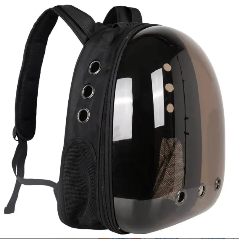 Sac à dos de voyage transparent pour animaux avec ventilation