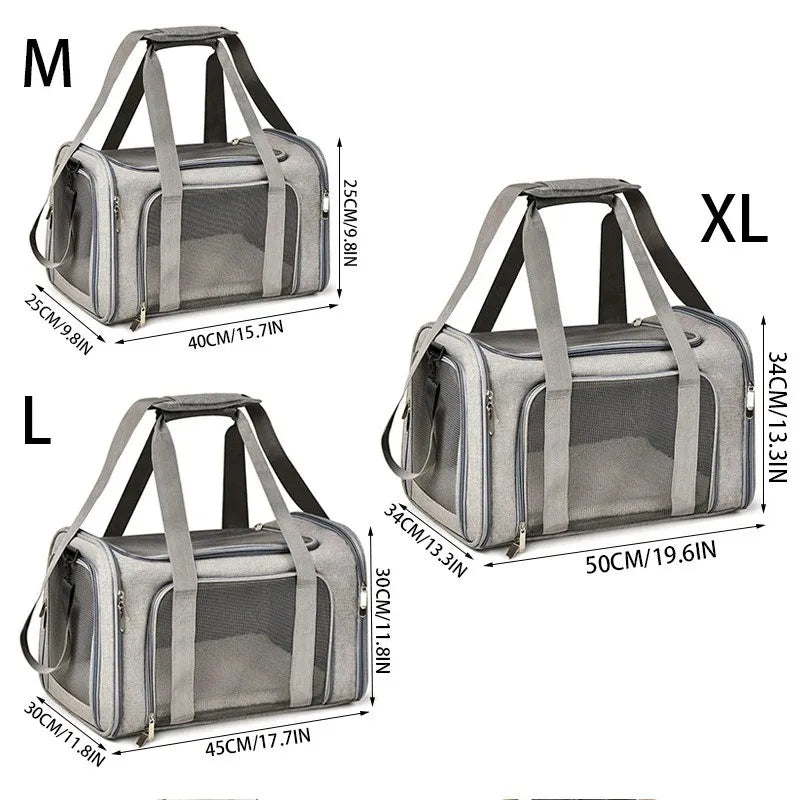 Soft-Sided Pet Carrier Backpack for Cats and Small Dogs