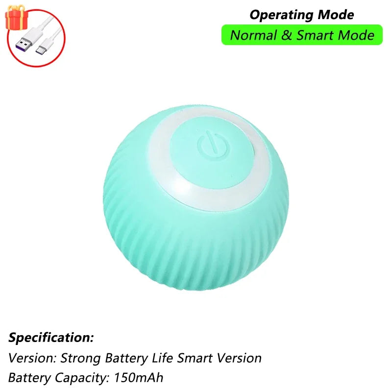 Automatic Interactive Rolling Cat Toy with Bird Sounds