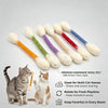Cat Teaser Wand Set with Replacement Fleece Tops