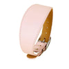 Wide Leather Dog Collar for Long-Necked Breeds