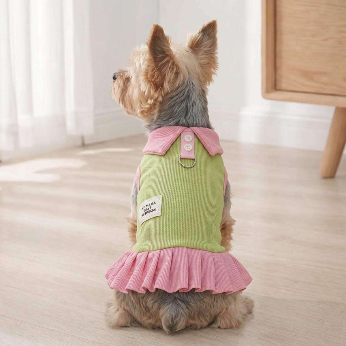 Breathable Cartoon Print Dog Dress