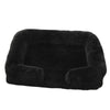 Large Dog Bed with Plush Cover and Removable Pad