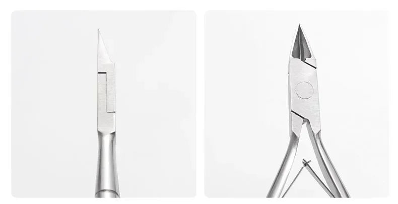 Precision Stainless Steel Cuticle Nipper for Salon-Quality Nail Care