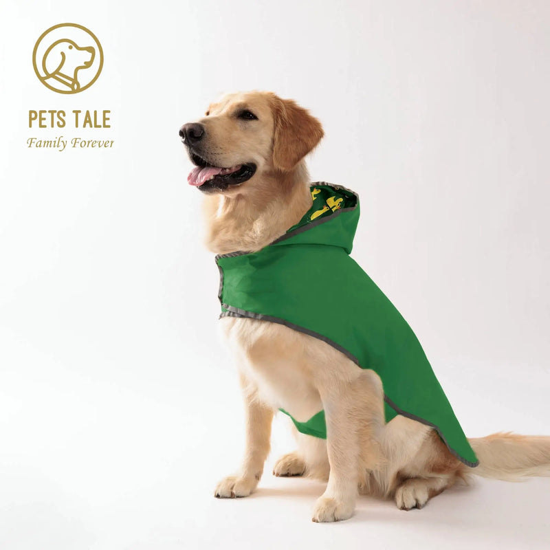 Impermeable Amarillo para Perro de Doble Capa