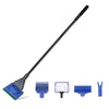 5-in-1 Aquarium Glass Cleaning Brush with Long Handle