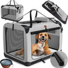 Transportín Plegable para Mascotas con Interior Acolchado