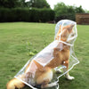 Transparent Waterproof Dog Raincoat for Medium to Large Dogs