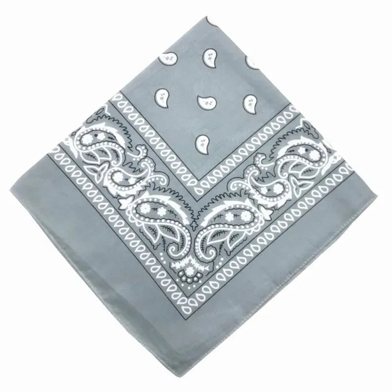 Paisley Bandana Headwrap – Unisex Cotton-Poly Scarf for Men and Women