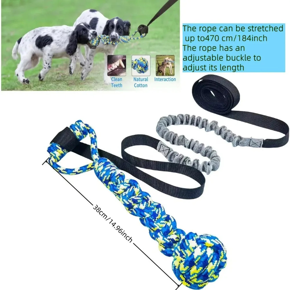 Interactive Bungee Tug Toy for Dogs